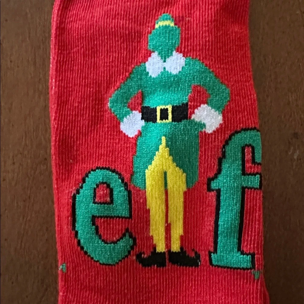 Buddy The ELF Festive Red and Green Casual Socks